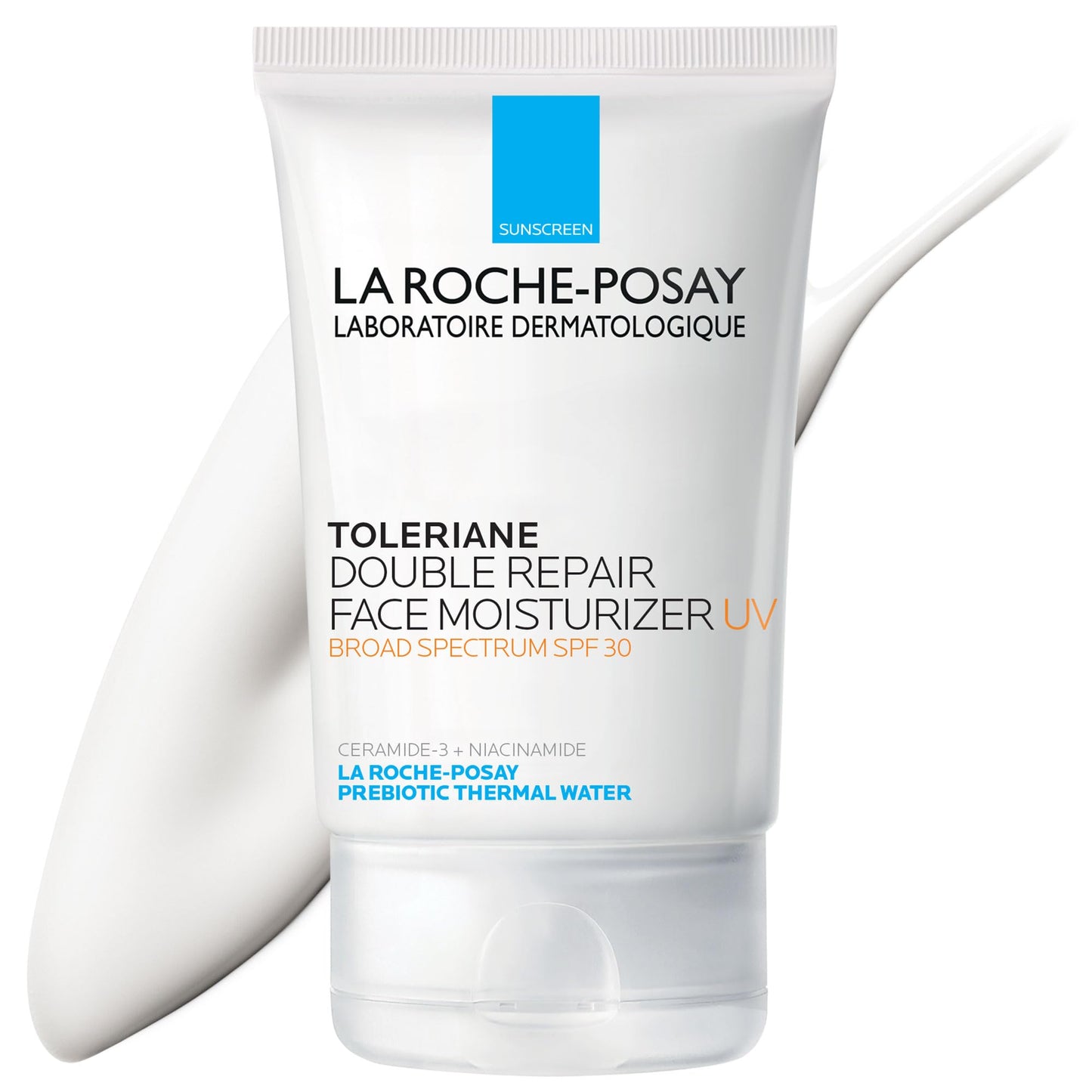 La Roche-Posay Toleriane Double Repair Face Moisturizer | Crème hydratante quotidienne pour le visage avec céramide et niacinamide pour tous les types de peau | Sans huile | Sans parfum