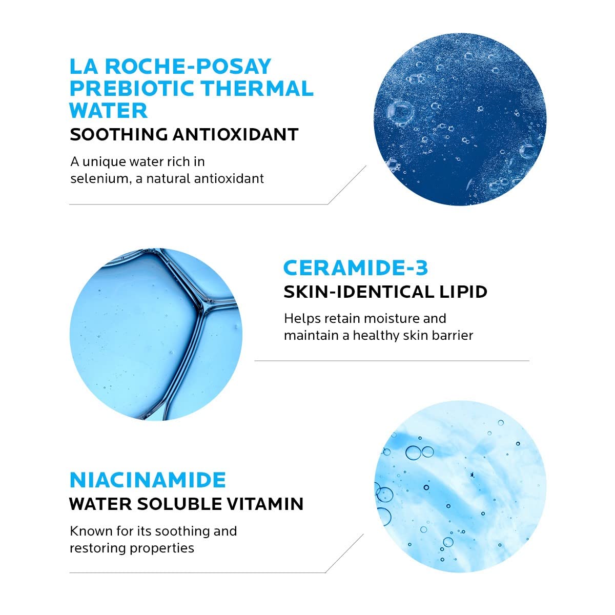 La Roche-Posay Toleriane Double Repair Face Moisturizer | Crème hydratante quotidienne pour le visage avec céramide et niacinamide pour tous les types de peau | Sans huile | Sans parfum