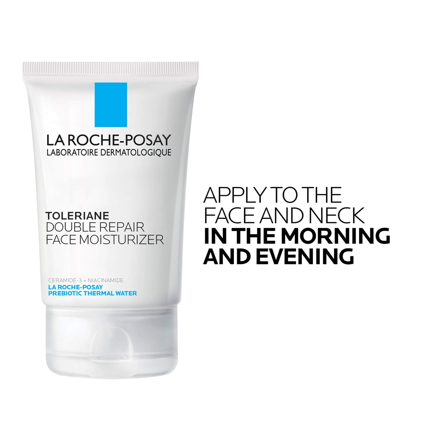 La Roche-Posay Toleriane Double Repair Face Moisturizer | Crème hydratante quotidienne pour le visage avec céramide et niacinamide pour tous les types de peau | Sans huile | Sans parfum