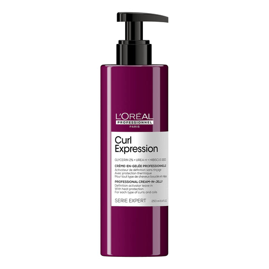 L'Oréal Professionnel, Soins Sans Rinçage pour Cheveux Ondulés/Bouclés/Frisés/Crépus, Hydratation & Définition des Boucles, Thermoprotection, Sans Effet Carton