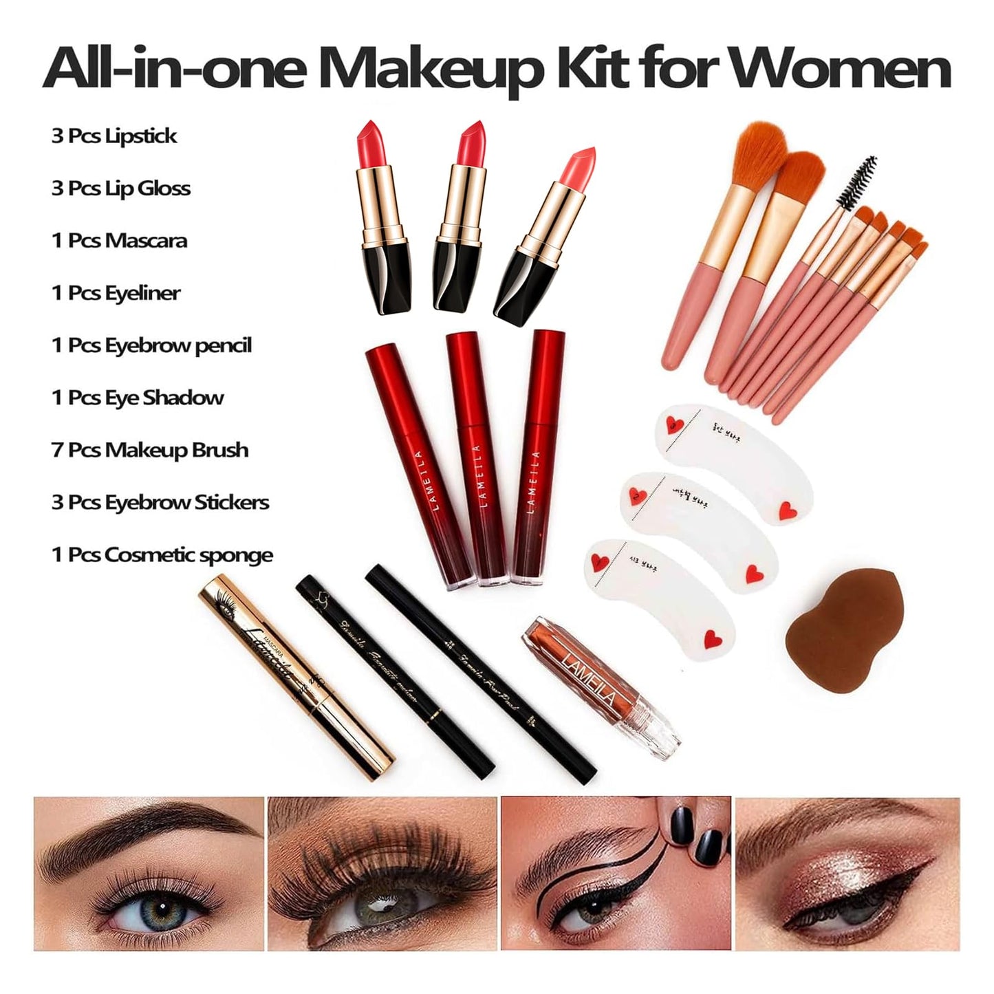 kit de maquillage professionnel complet